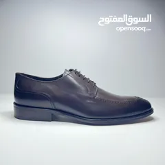  1 حذاء رسمي جلد طبيعي ماركة Lucci Verrosi جديد لون بني