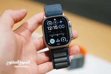  1 Apple Watch ultra شبه جديدة