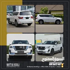  4 نيسان باترول بلاتينيوم موديل 24 أصفار يومي أسبوعي شهري سنوي Nissan patrol platinum 2024