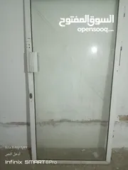  1 باب المنيوم جاهز بدون إطار