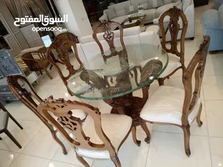 5 طاولة سفرة 6كراسي