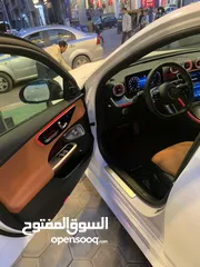  22 مرسيدس C200 AMG Line موديل 2024 – سقف بانوراما حالة الزيرو كاميرا 360°  تحكم كهربائي في مقاعد السائق