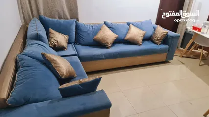  1 Good condition L shape sofa