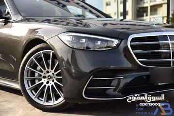  10 مرسيدس اس كلاس مايلد هايبرد وارد الوكالة 2022 Mercedes S450 4MATIC AMG Line Mild Hybrid