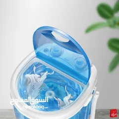  3 غسالة البيبي الصغيره 4.5 كيلو 3 في 1 غسالة مع سلة تنشيف وفرشاة للاحذيه