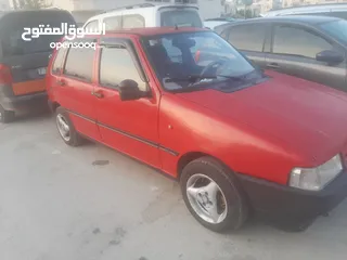  2 فيات اونو 92 للبيع لون احمر
