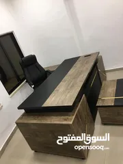 7 مكتب مدير مميز مع جانبيه وحده الادراج مع طاوله