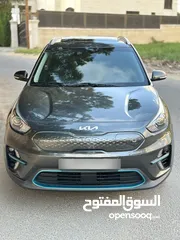  1 كيا نيرو Kia Niro EV كهربائية بالكامل 2022 فل اعلى صنف مع فتحة فحص عداد قليل 27 الف كاش او اقساط