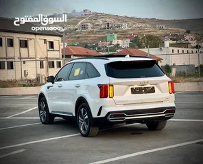  12 كايا سورينتو/2022 فل الفل  فتحة سقف بانوراما  4x4 ///240Hp بنزين + كهرباء  ( Haybrid) 1600cc