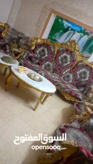  3 بوفيه للبيع استعمال خفيف + طقم كنب مصري خشب زان 100٪