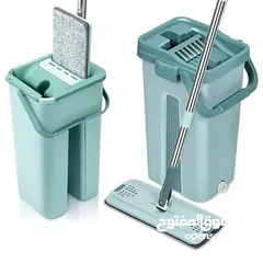  2 سطل مسح مع عصاره حجمه مناسب وجوده ولا أروع