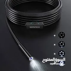  8 كيبل كاميرا سلك مشاهده من هلال موبايل او لابتوب و حفظ الصور و الفديوهات عند الرغبه مع اضاءه فلاش