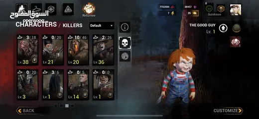  2 Dead by daylight mobile account for sale ( connect to other devices available such as pc or Xbox)