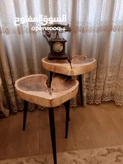  15 مشغولات خشبية يدوية (ترابيزات..تيبل لامب).... hand made
