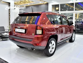  5 Jeep Compass ( 2016 Model ) in Red Color GCC Specs