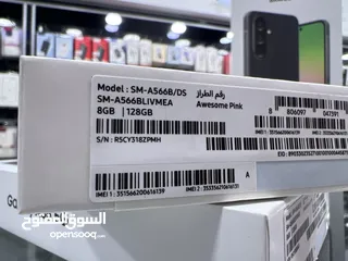  5 Samsung A56 (128 GB / 8 GB RAM) سامسونج A56 (5G)  كفالة الوكيل بالاردن سنة  العرض لفترة محدودة جداا