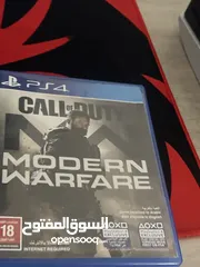  1 CALL. OF DUTY. MODERN WARFARE بحالة وكالة