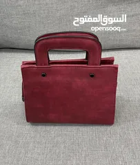  1 Leather Purse Turkish Made جلد خمري صنع تركيا