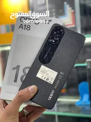  4 جديد oppo A18 رام 8 جيجا 128 مكفول سنة متوفر توصيل