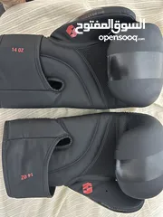  2 Gloves and shin guards