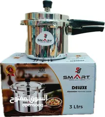  2 قدر الضغط المنيوم SMART  قدر ضغط عالي الجودة من Smart Deluxe مصنوع من الألمنيوم عالي الجودة