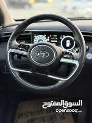  11 هونداي توسان ترخيص 2022 محرك 1600 هايبرد plug in/يقطع على الشحنه 65 كيلو متر  271 حصان