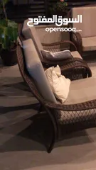  8 طقم راتان و مرجيحه للبيع