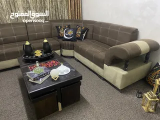  4 غرفة جلوس طقم كورنر