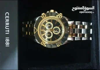  7 ساعات فخمه ماركات للبيع شيروتي/ لمبرجيني/ بير كاردين بحالة الوكاله