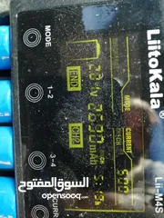  6 بطاريات ليثيوم أصابع تسلا 18650