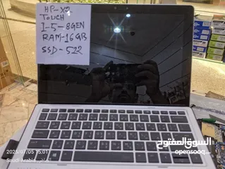  1 HP X2 i5 8th Gen 16GB RAM 512M.2 SSD