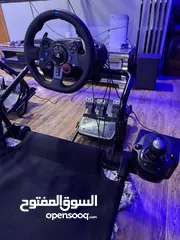  2 Logitech G29 drive force + GT lite simulator cockpit