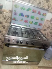  3 غاز ايطالي ستانلس ستيل 90 سم