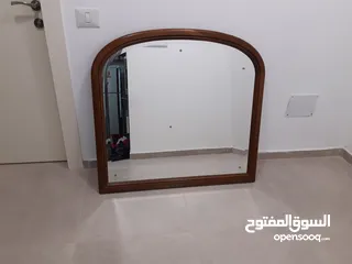  1 Mirror with solid wood frame