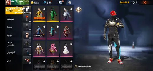  15 حساب فري فاير للبيع او للبدل على حساب ستيم يكون فيه GTA5, readead 2,cod