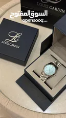  2 ساعة لويس قاردن اللون تفني  جديدة و اصلية كاملة المرفقات  Louis Garden watch, blue New and original