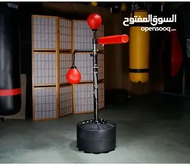  2 ستاند الملاكمة دبل نجاصة مع عصا