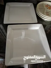  10 صينيه عدد 2 ستانليس ستيل ثقيلة بحال الجديد والاغراض اغلبها جديد غير مستعملة