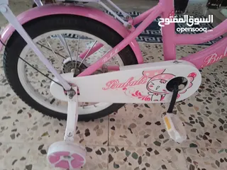  6 بسكليت للاطفال للبيع وردي بناتي للعمر من 7 لعمر 11
