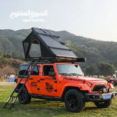  2 Roof Tent House Car SUV Travel Bed Fully Automatic Outdoor Camping Self-Driving Tour Folding Car Ten