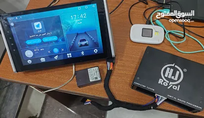  1 شاشه اندوريد 10 انش 128 g و 6 الرام اصدار 10 ومع محسن جوده صوت من جرادات