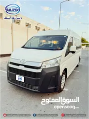  1 TOYOTA HIACE-HIGHROOF 13 Passenger Year-2019 Engine-3.5L V6-white