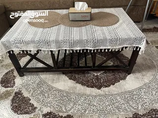  6 طاولة أثاث غرفة جلوس