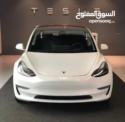  1 تيسلا 2021 ستاندرد بلس Tesla لون لؤلؤي مميز ممشى قليل