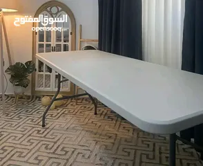  9 طاولة عزايم وسفرة مزارع وقابله للطي عشكل شنته