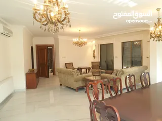  4 شقة مفروشة فخمة للإيجار 220 متر في ارقى مناطق جبل عمان
