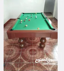  9 طاولات بلياردو جديده للبيع