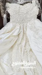  1 فستان عروس حفل زفاف ابيض wedding dress