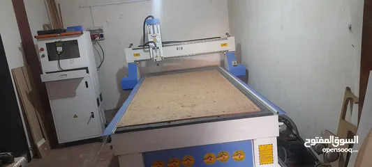  4 ماكنهCNC  راوتر مع روتري