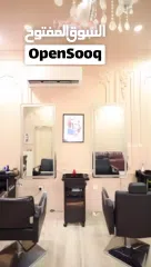  9 صالون تجميل نسائي فاخر بمساحة واسعة في منطقة مواطنين مجهز بجميع الادوات و المعدات في الجرف عجمان